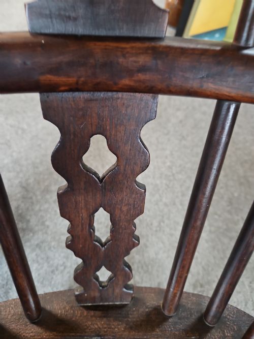 YEW WOOD WINDSOR CHAIR - ADDITIONAL PHOTO 5