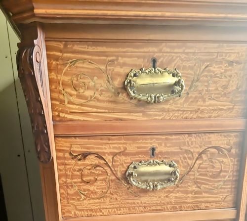SATINWOOD DRESSING TABLE GILLOWS - ADDITIONAL PHOTO 4