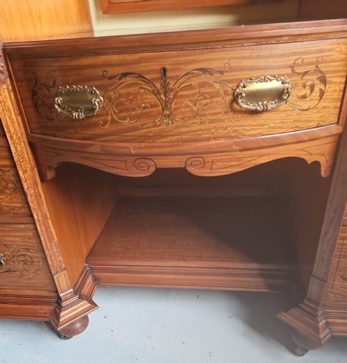 SATINWOOD DRESSING TABLE GILLOWS - ADDITIONAL PHOTO 13