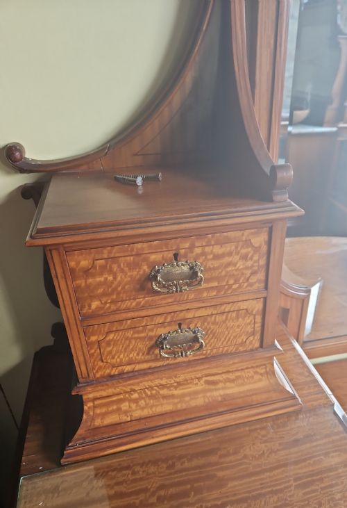 SATINWOOD DRESSING TABLE GILLOWS - ADDITIONAL PHOTO 15