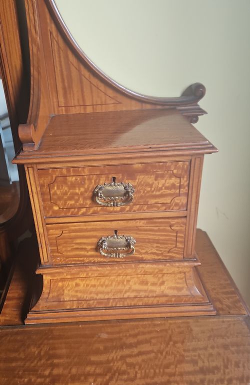 SATINWOOD DRESSING TABLE GILLOWS - ADDITIONAL PHOTO 16