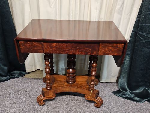 SOFA TABLE VICTORIAN 1870 - ADDITIONAL PHOTO 2