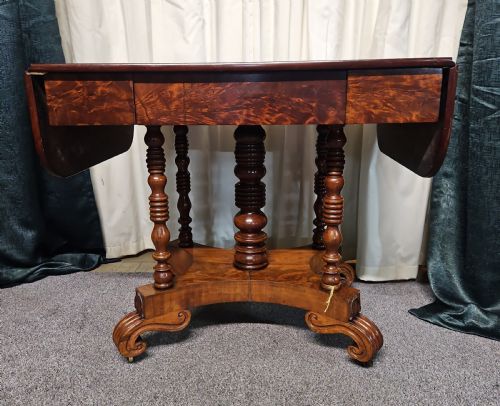 SOFA TABLE VICTORIAN 1870 - ADDITIONAL PHOTO 6