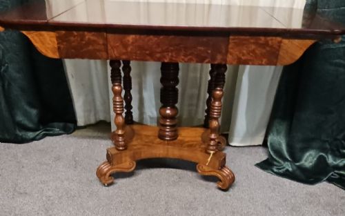 SOFA TABLE VICTORIAN 1870 - ADDITIONAL PHOTO 7