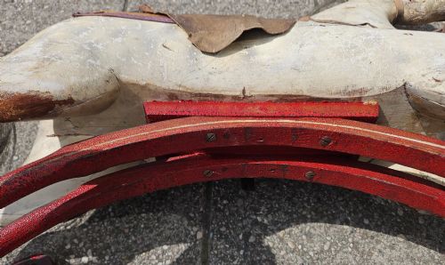 A RARE AMERICAN ROCKING HORSE - ADDITIONAL PHOTO 1