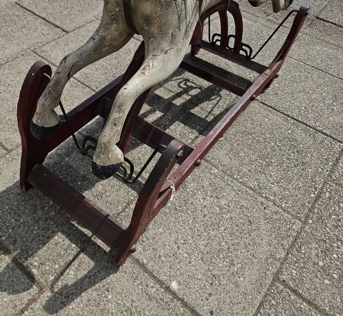 A RARE AMERICAN ROCKING HORSE - ADDITIONAL PHOTO 9