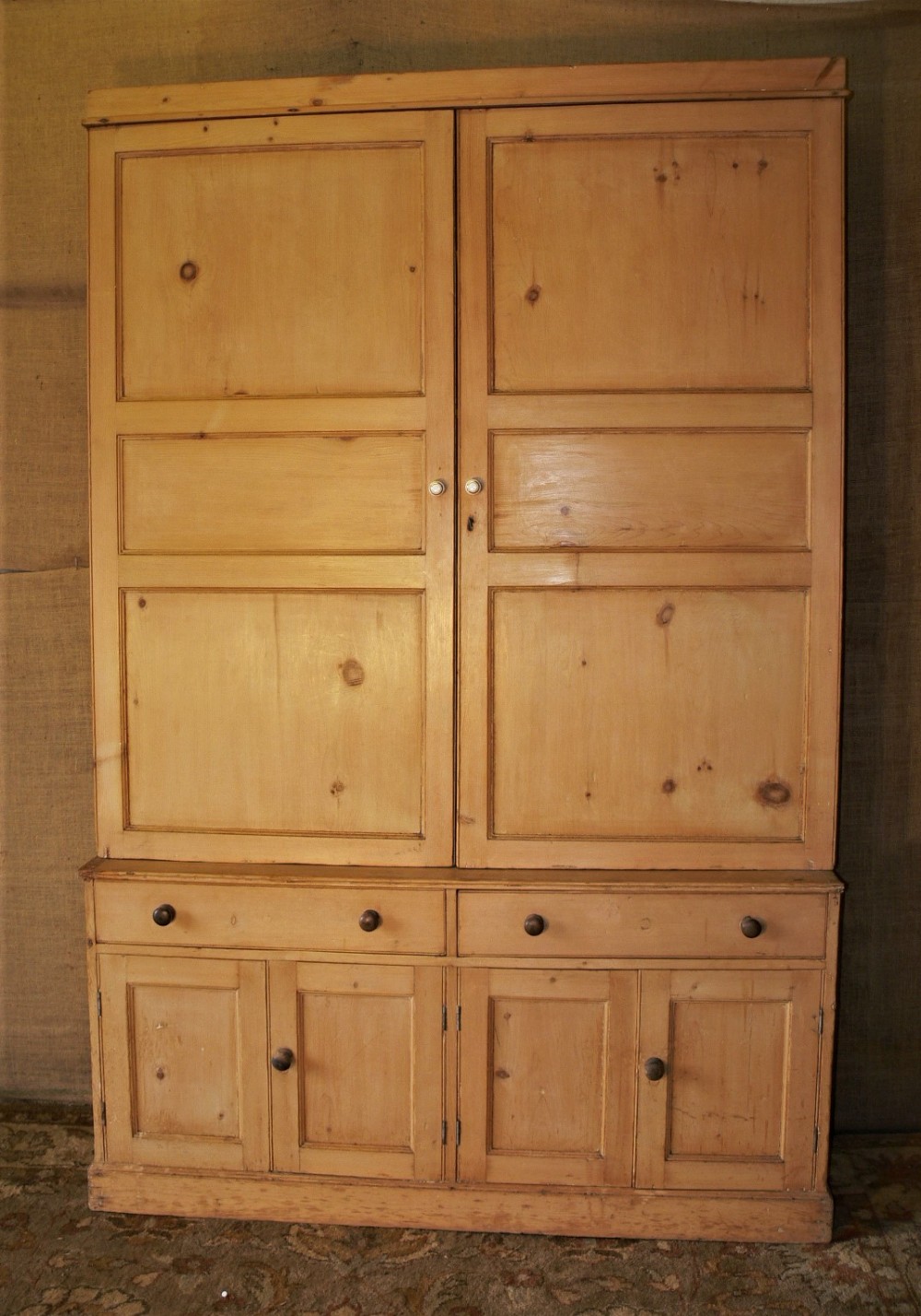 Victorian pine house keepers cupboard.