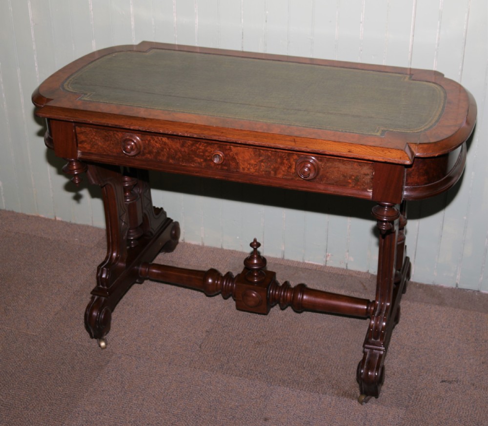 Victorian walnut desk.