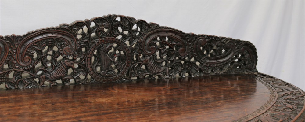  Carved side table View III