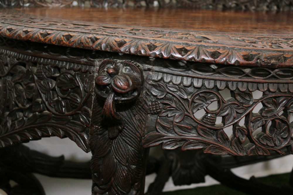  Carved side table View IV