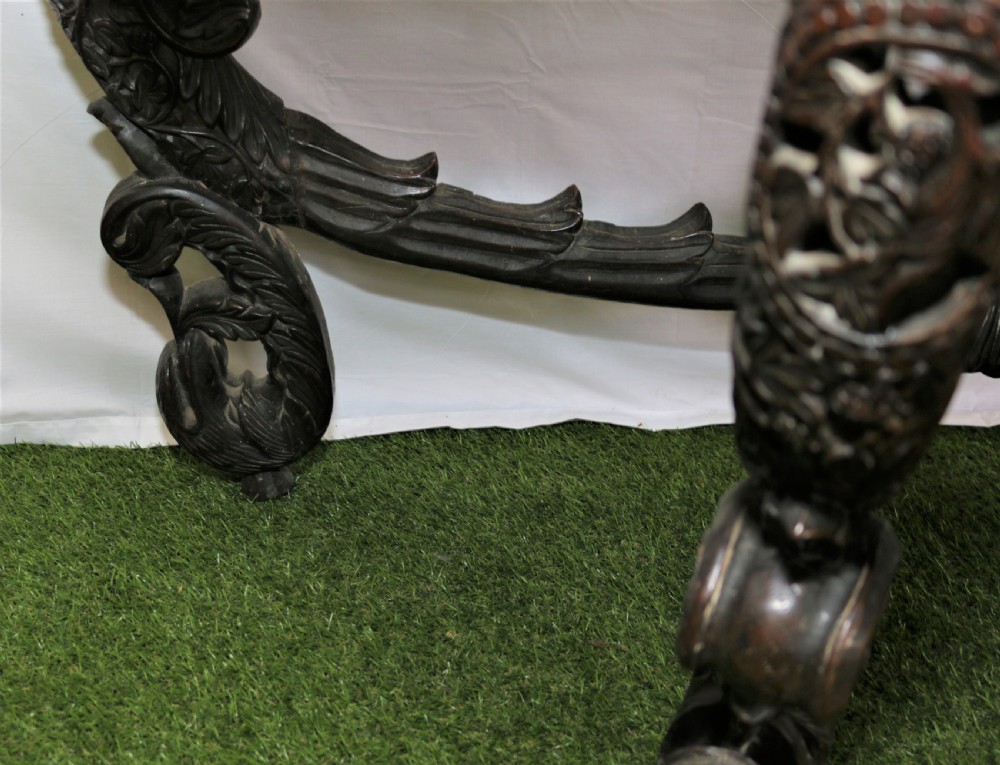  Carved side table View VII