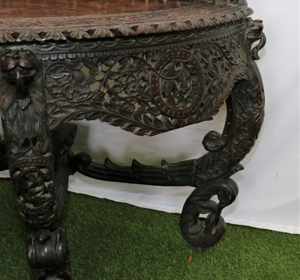  Carved side table View X