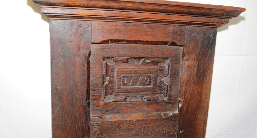 A pair of early  oak chairs View IV