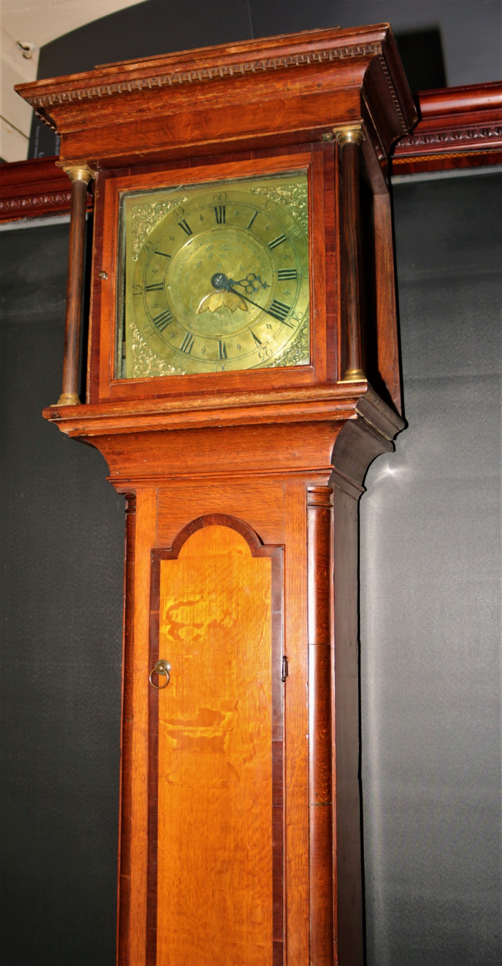 Oak Grandfarther clock View III