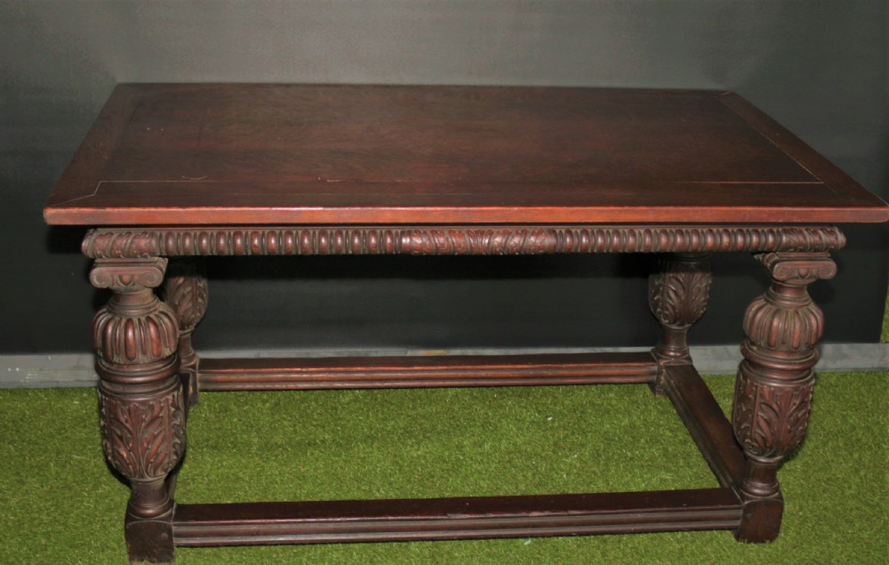 Oak Elizabethan  style table.