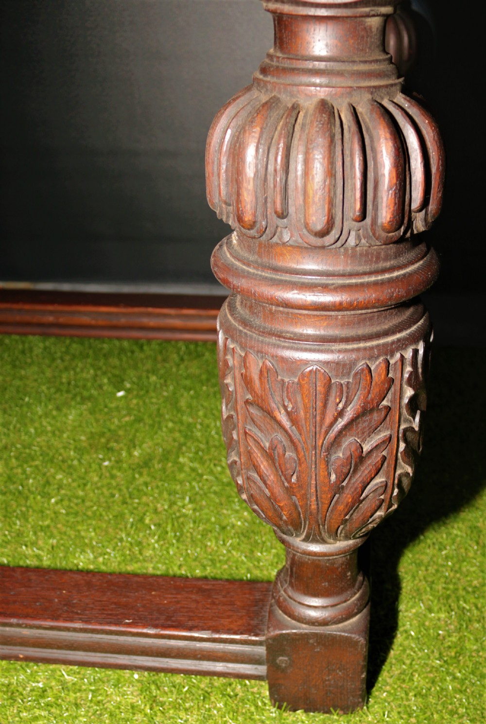 Oak Elizabethan  style table. View IX