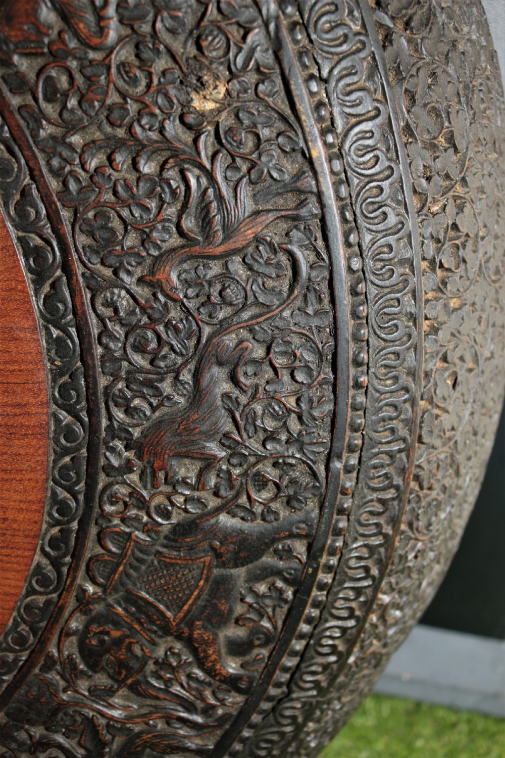 Anglo Indian carved table.  View II