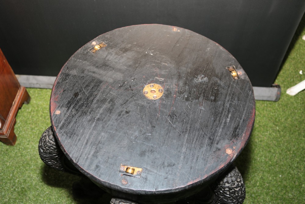 Anglo Indian carved table.  View VII