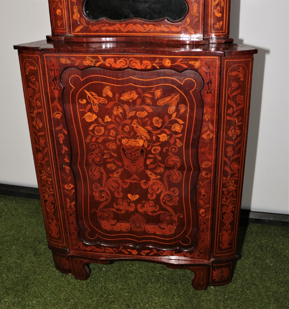 Dutch marqutery corner cabinet View II