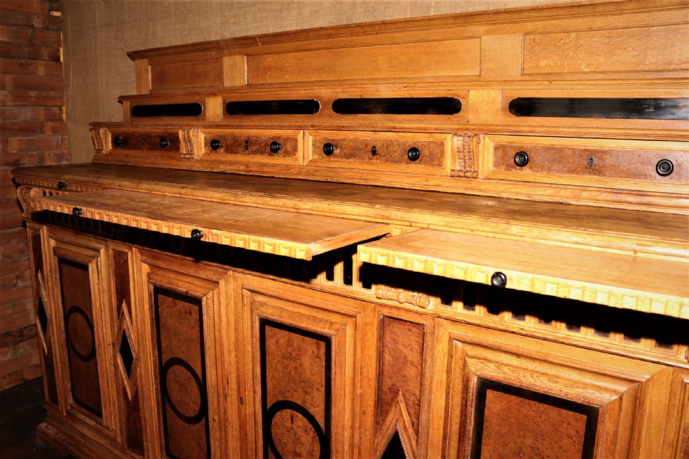 An oak Arts and Crafts sideboard. View VI