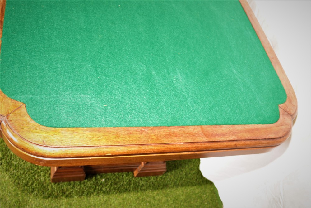 Walnut library table circa 1880 View IV
