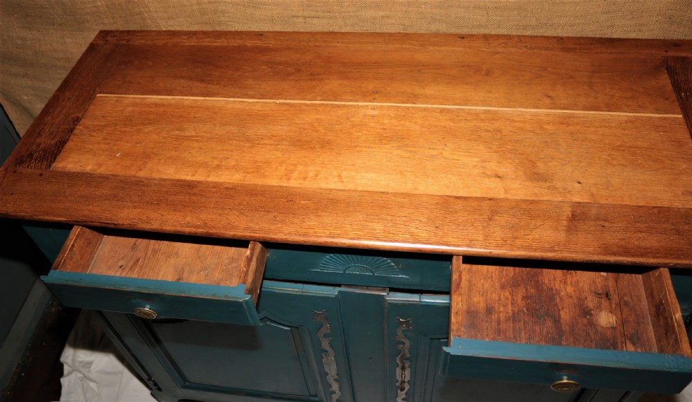 French provincial painted oak dresser circa 1850/60 View V