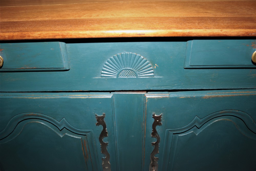 French provincial painted oak dresser circa 1850/60 View X