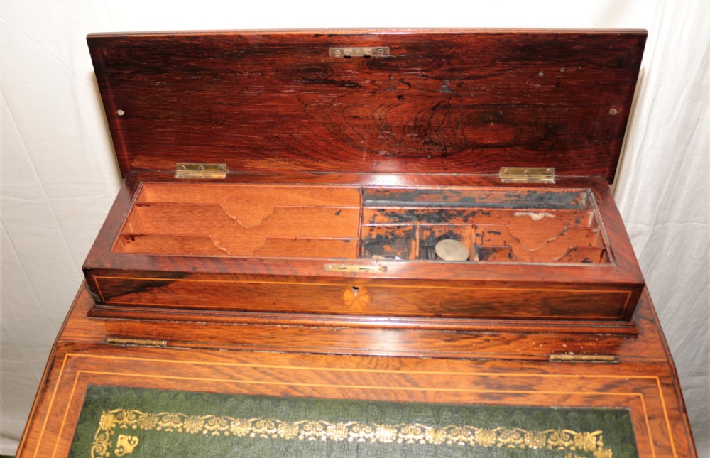 Edwardian davenport desk. View VII