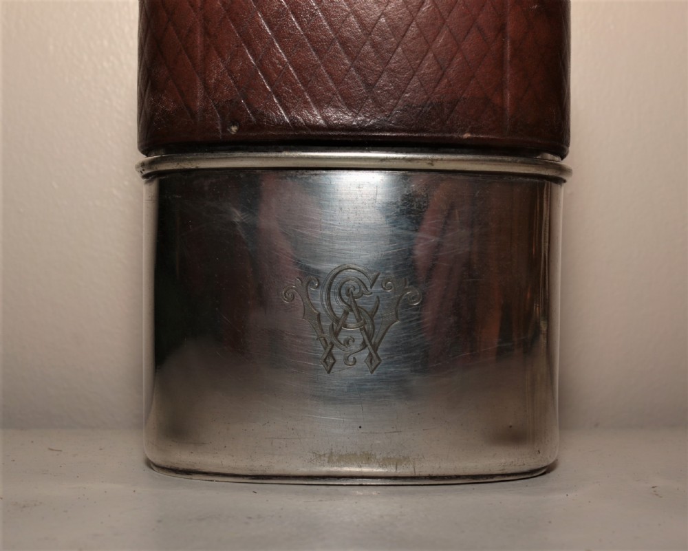 Victorian hip flask. View III