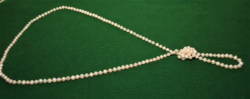 A long string of pearls