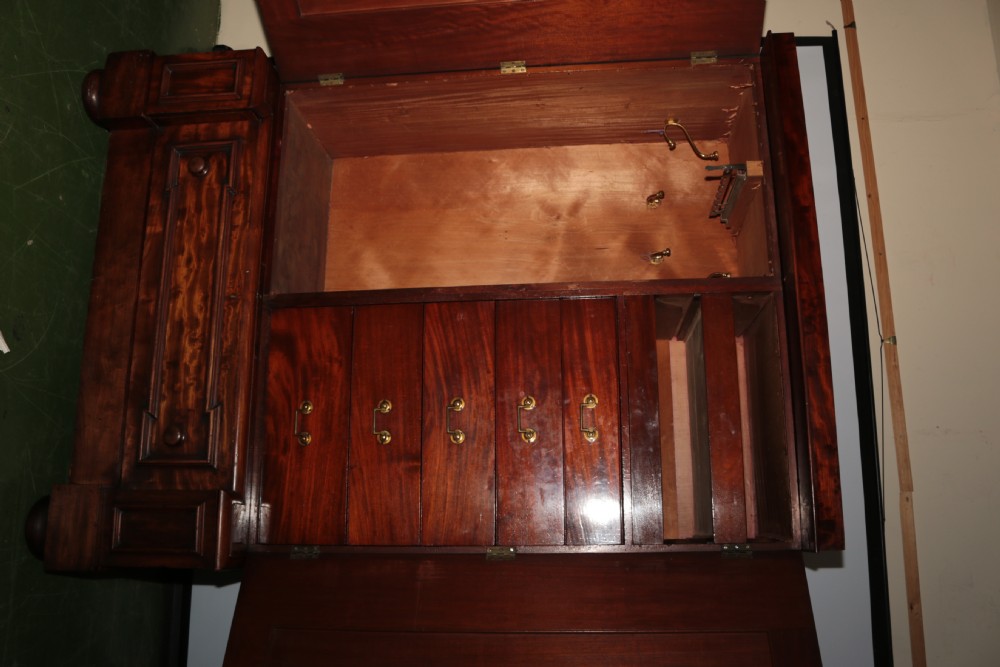 A Mahogany waredrobe. View V
