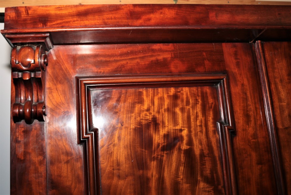 A Mahogany waredrobe. View VI