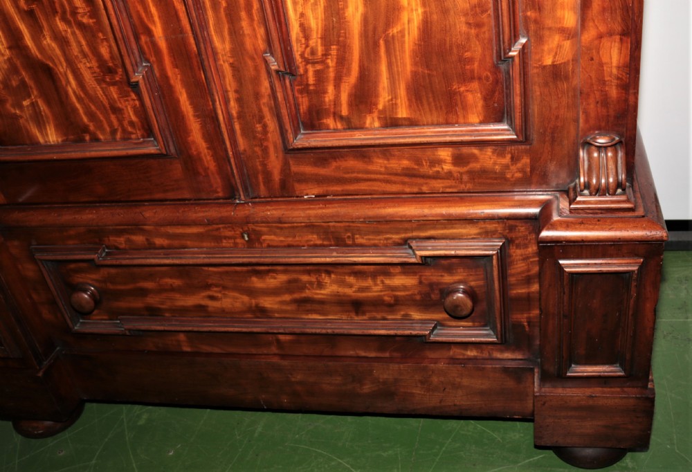 A Mahogany waredrobe. View VII