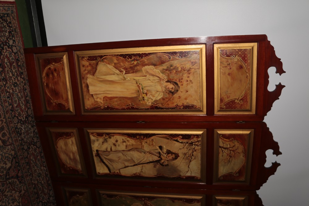 3 fold ladies dressing screen. View VI