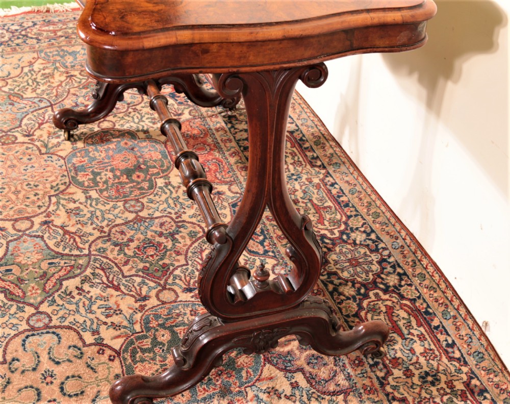 Victorian walnut table View II