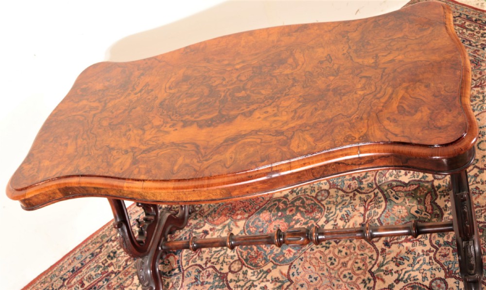 Victorian walnut table View V