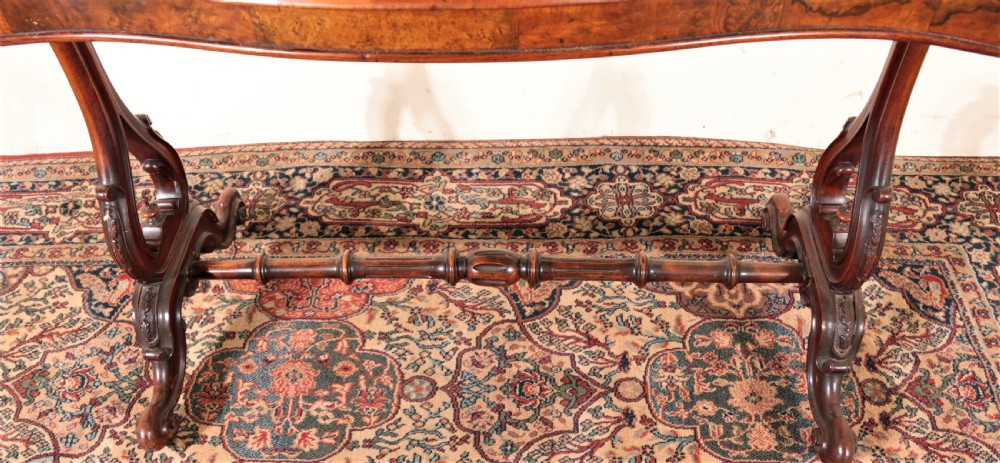 Victorian walnut table View VIII