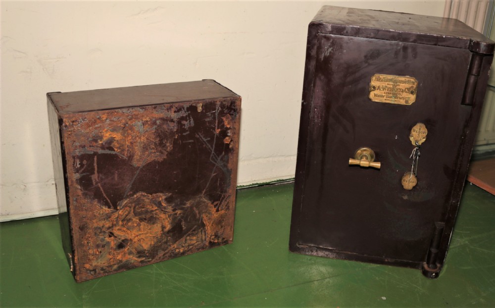 Victorian iron safe. View III