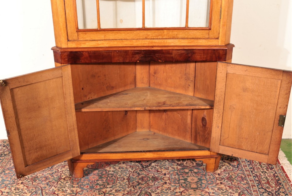 Victorian corner cabinet, floor standing. View III