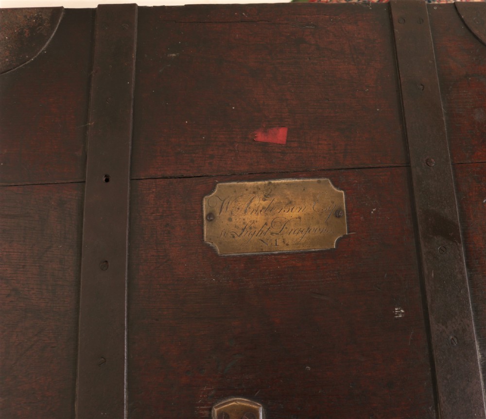 Officers campain silver chest. View IV