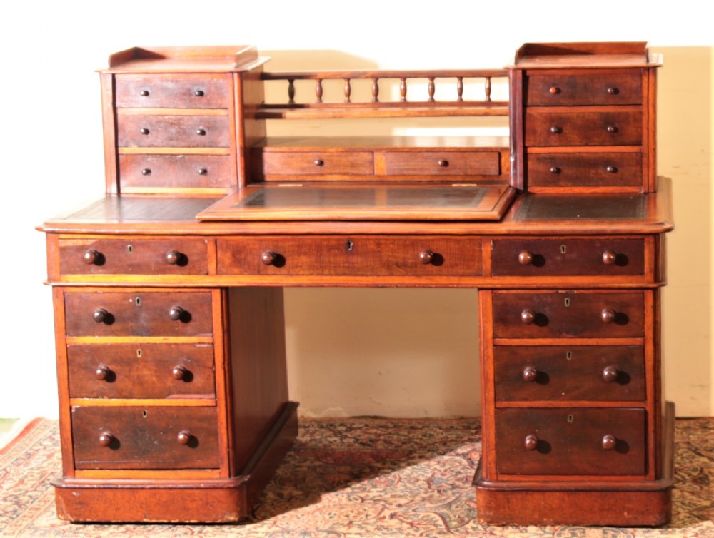 Victorian mahogany Dickins desk.