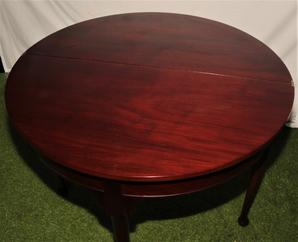 Edwardian mahogany tea table. View II