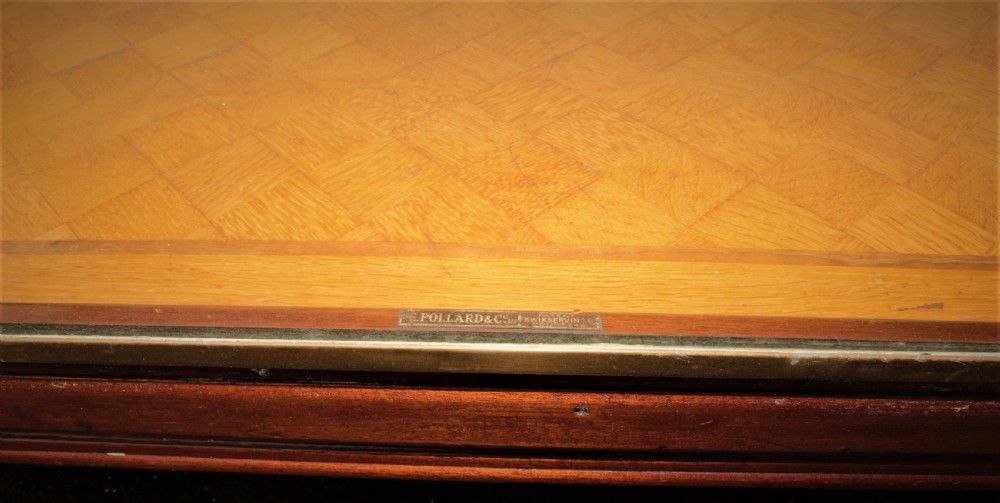 Edwardian shop cabinet. View V