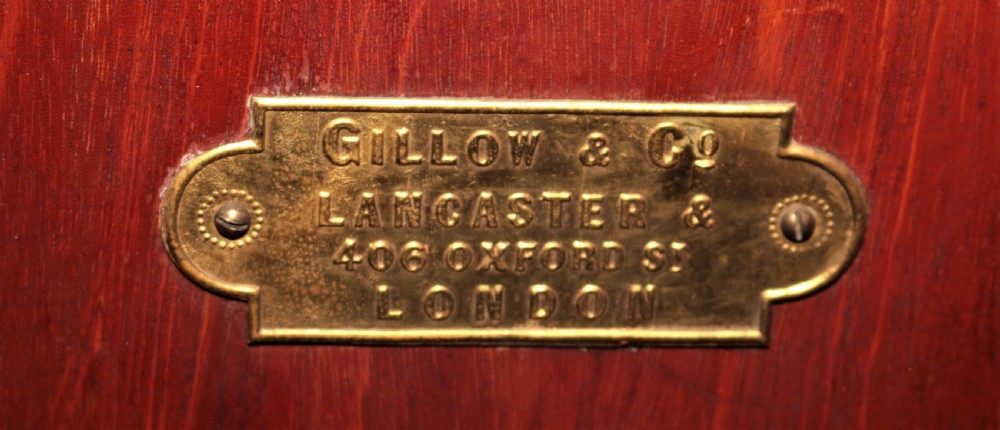 Gillows Gents wardrobe. View III