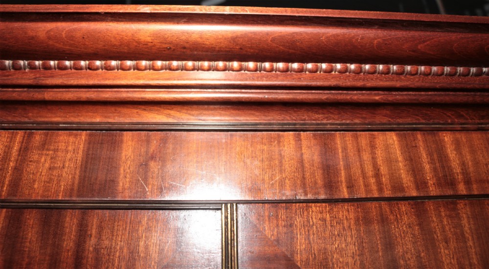 Georgian mahogany press on the chest. View V