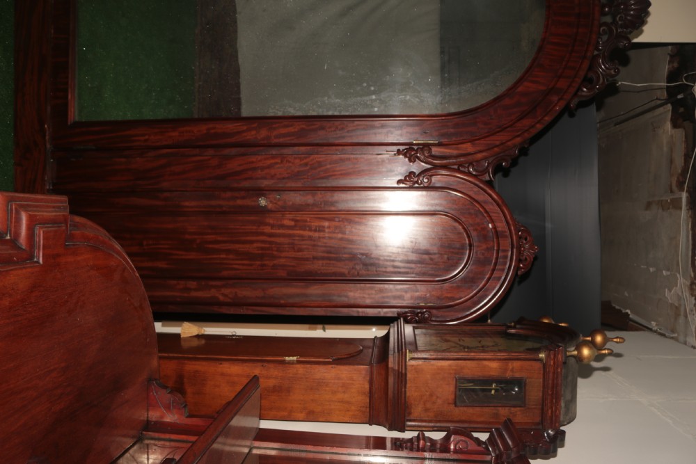 Big Victorian mahogany wardrobe. View II
