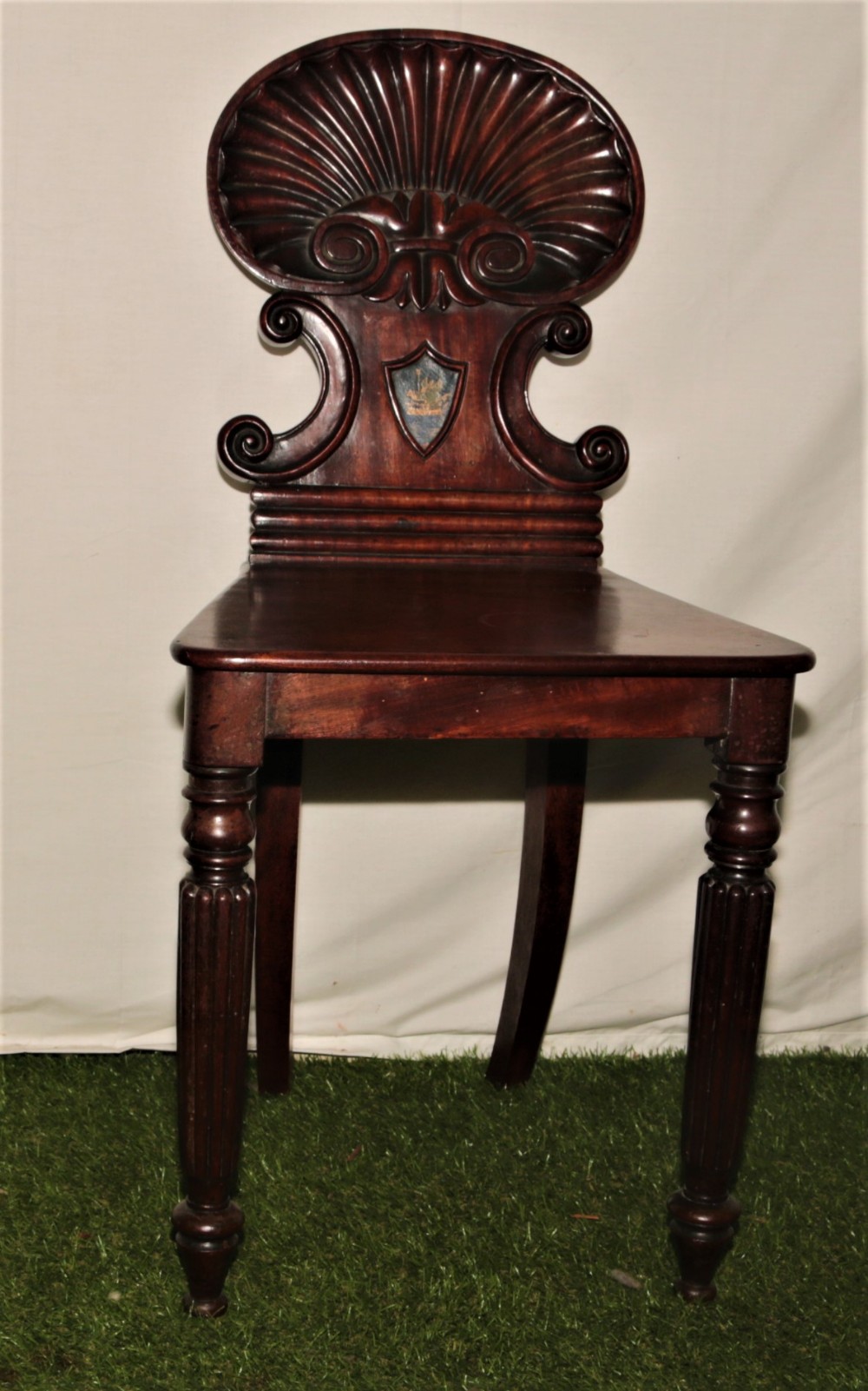 Regency hall chair.