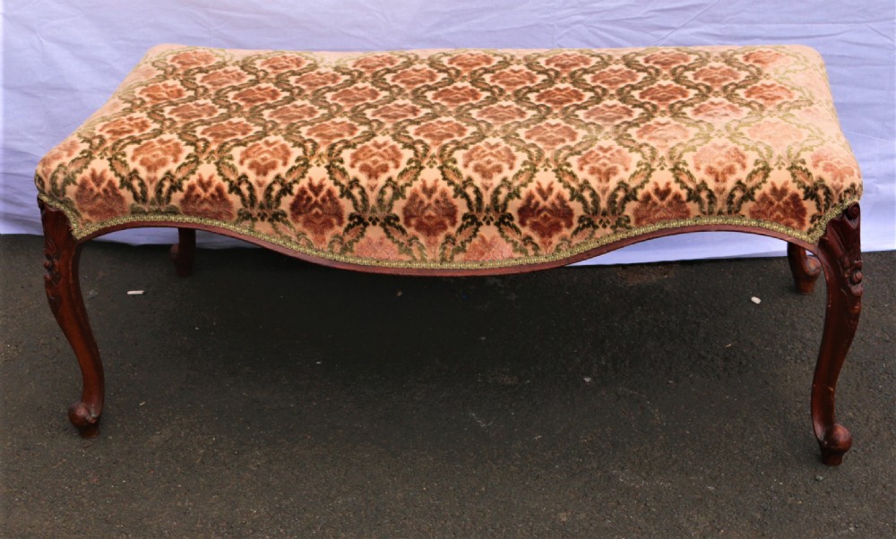 Large Victorian stool.
