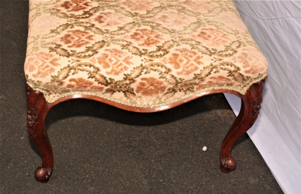 Large Victorian stool. View II