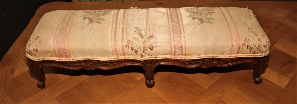 Victorian double foot stool.